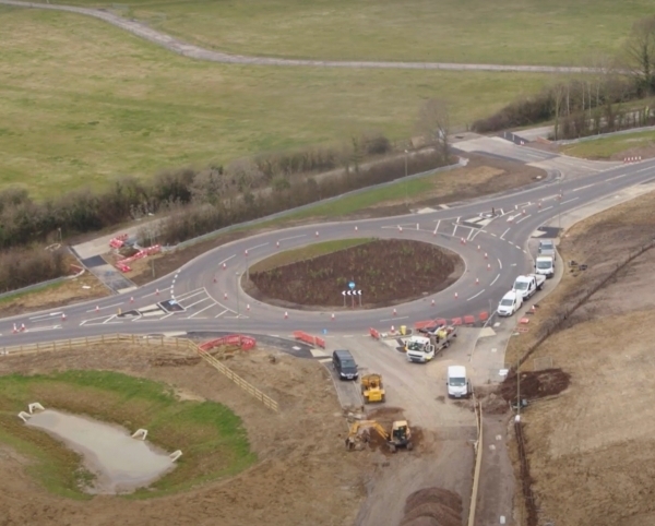 New Allington Lane roundabout opens