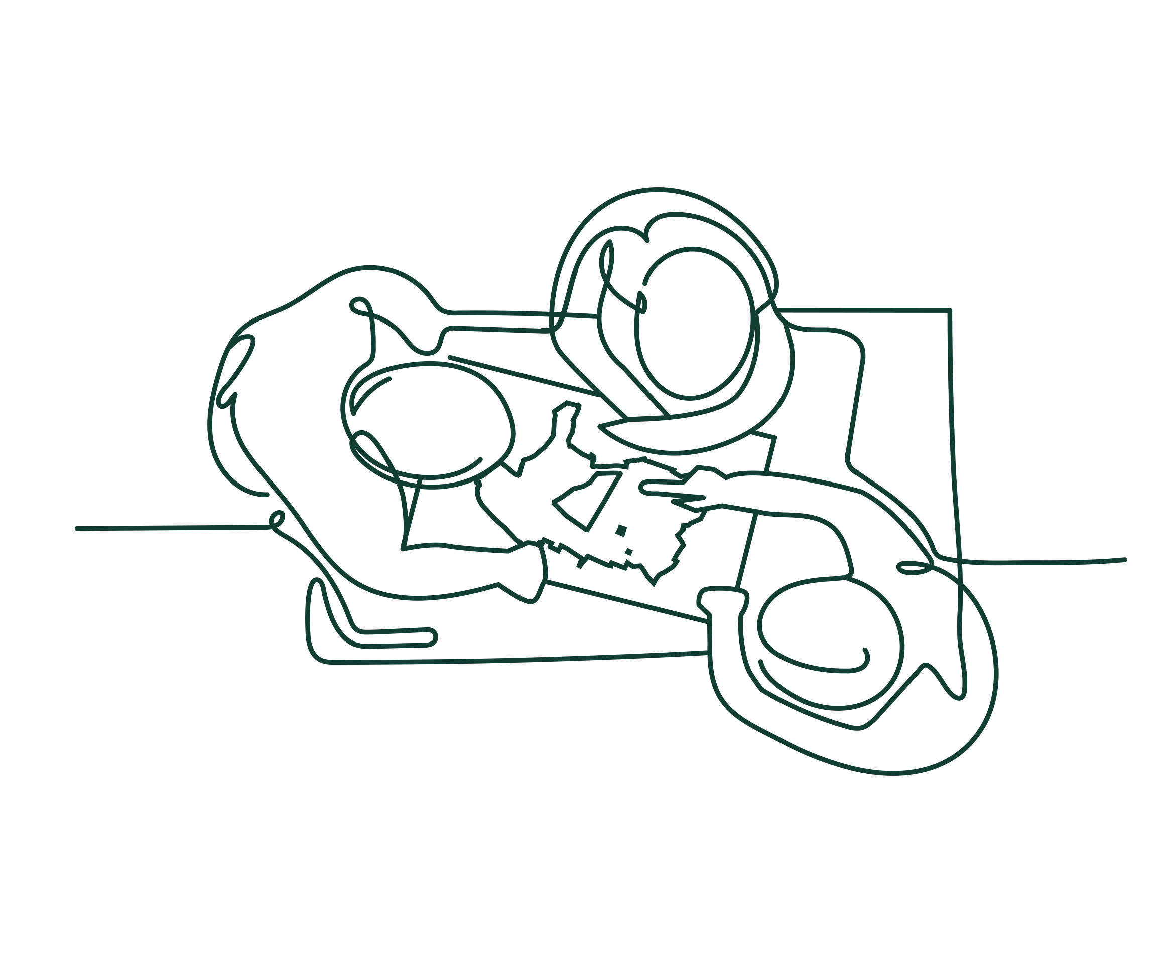 Placemaking line artwork