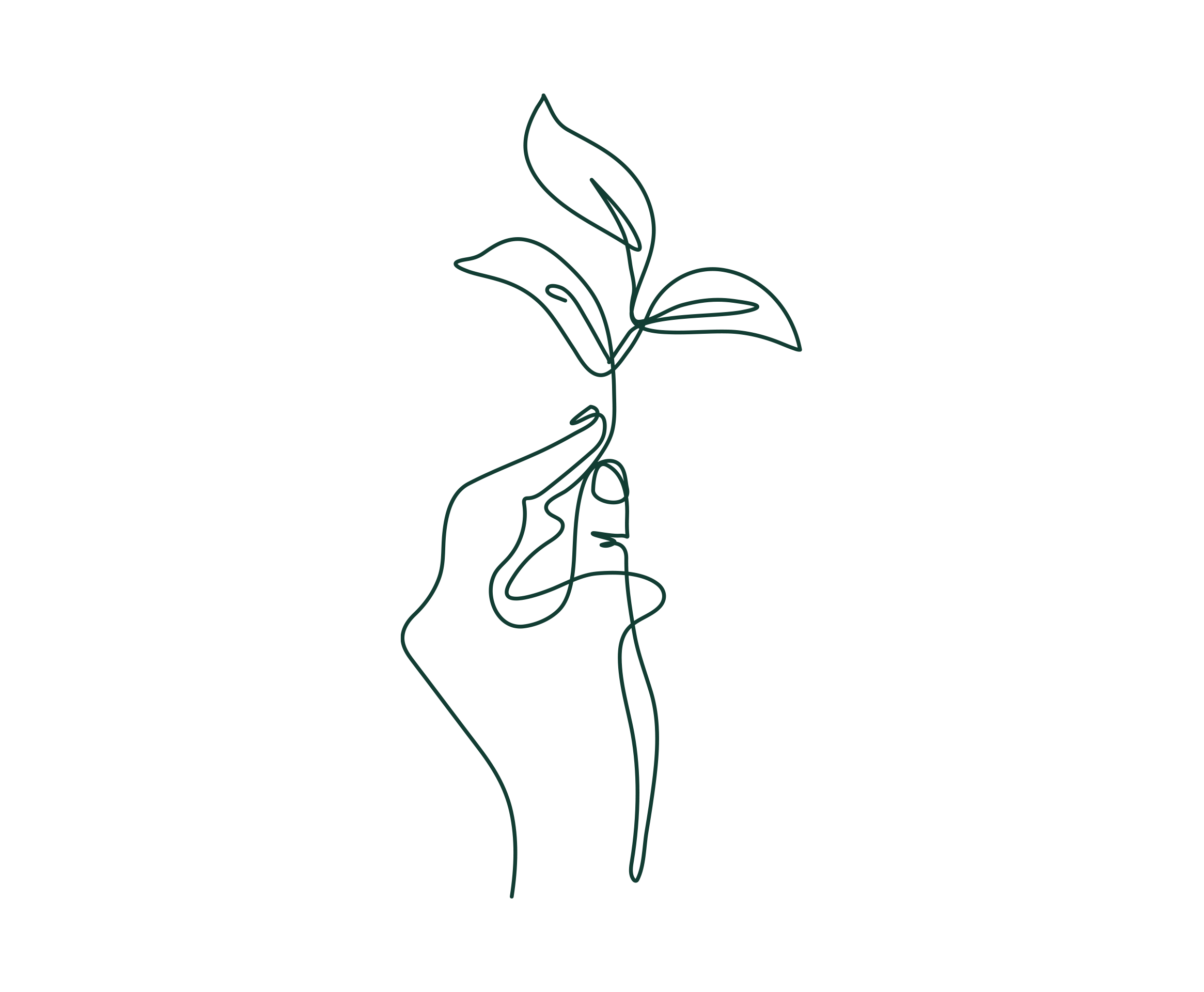 Sustainability line artwork