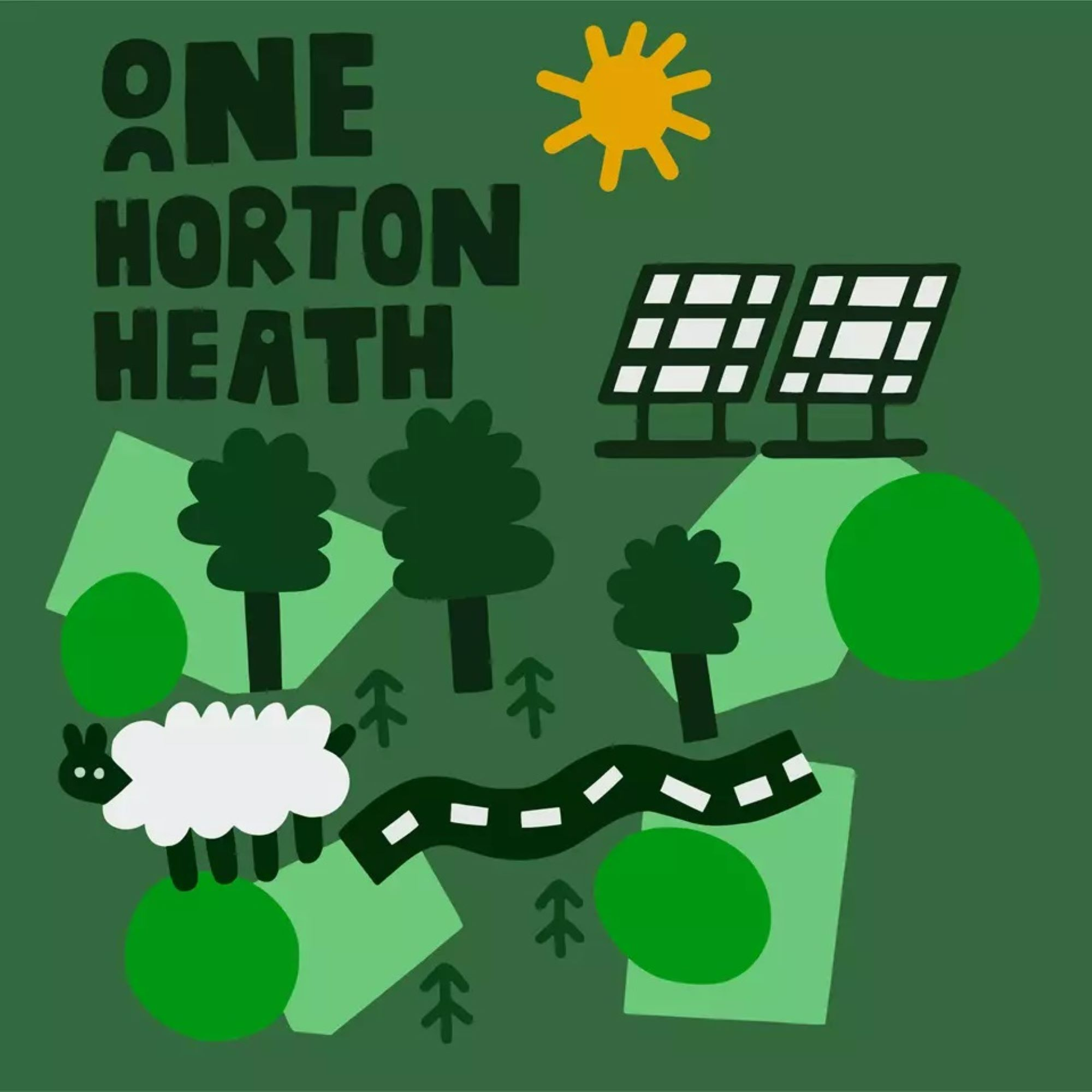 One Horton Heath - Artist's postcard