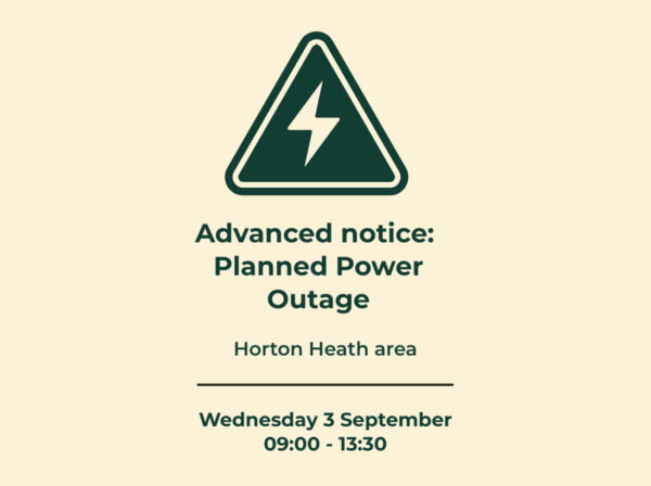 Advance warning: Local planned power outage