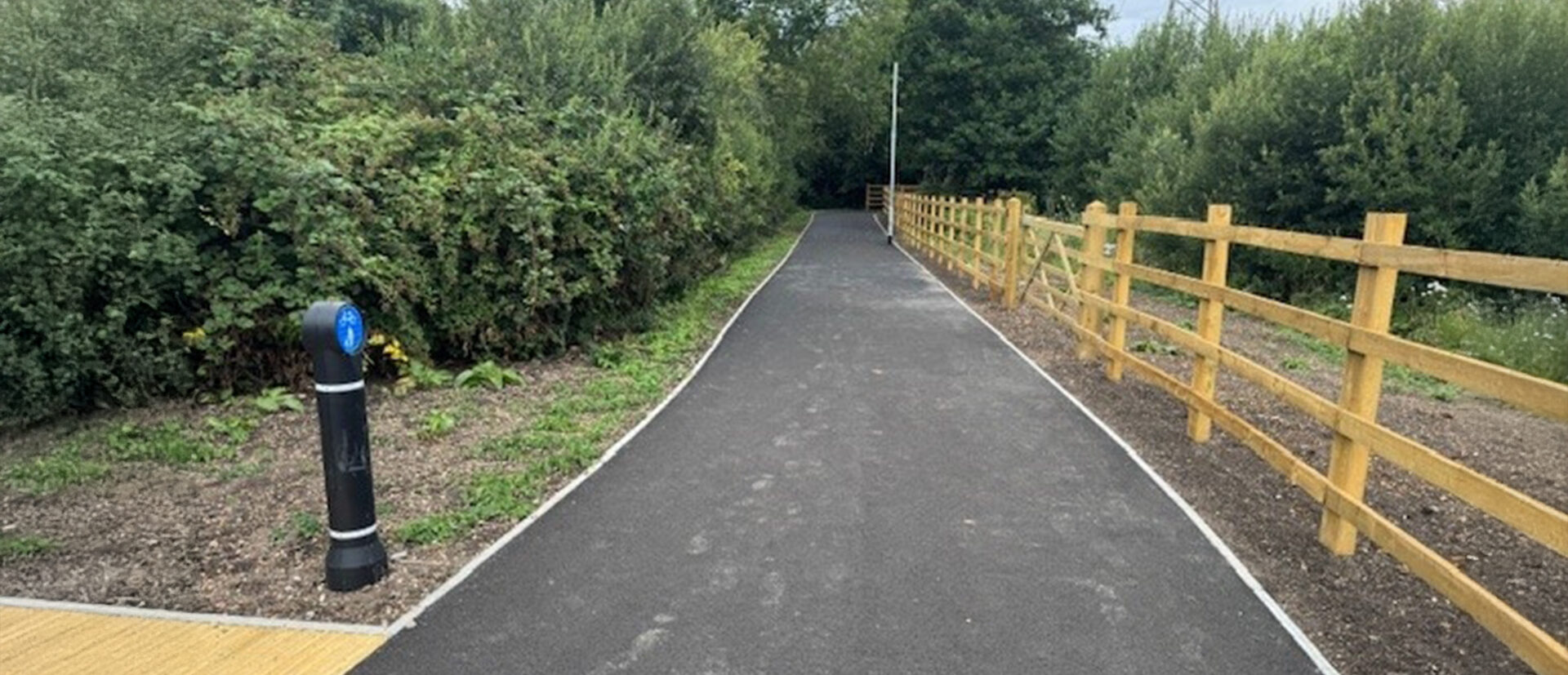 Improved Hedge End station pathway reopens
