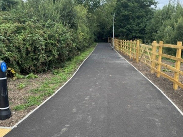 Improved Hedge End station pathway reopens