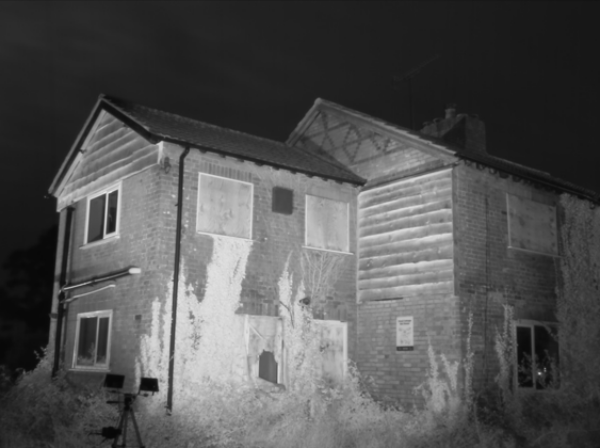 Pond Cottage - Bat House B&W Survey Image