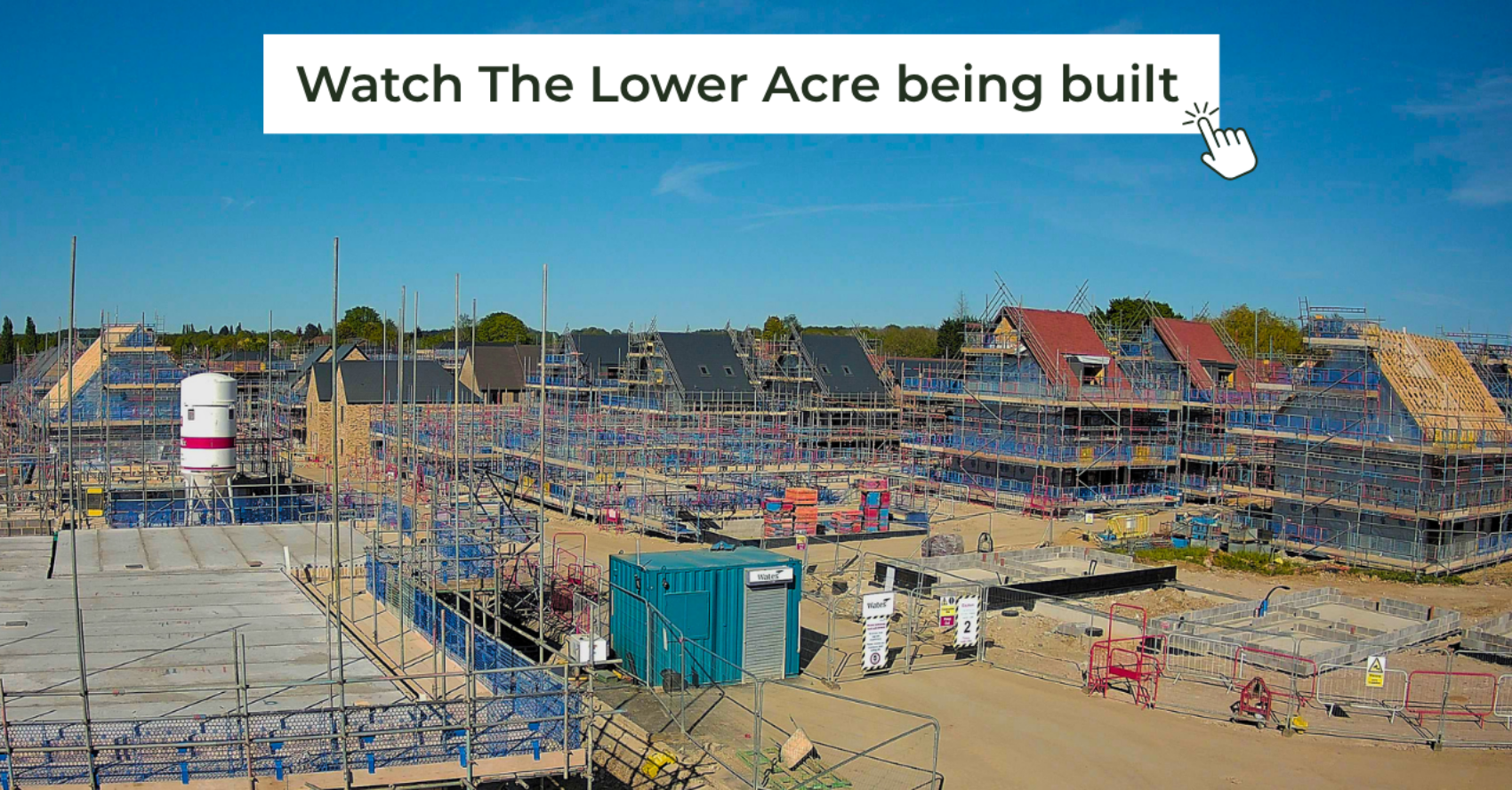View of a live construction site from a time-lapse camera
