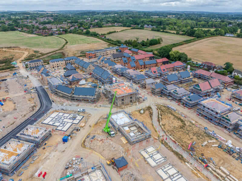 View of The Lower and Upper Acre from above